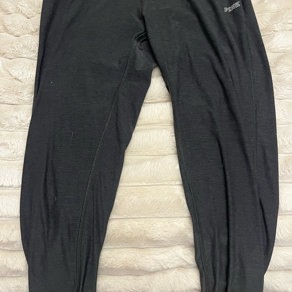 PINK Victoria's Secret Black Jogger Pants